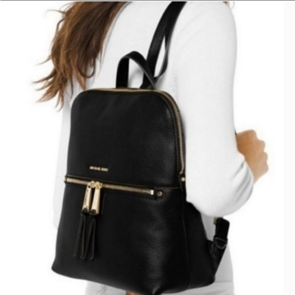 Michael Kors leather backpack purse
